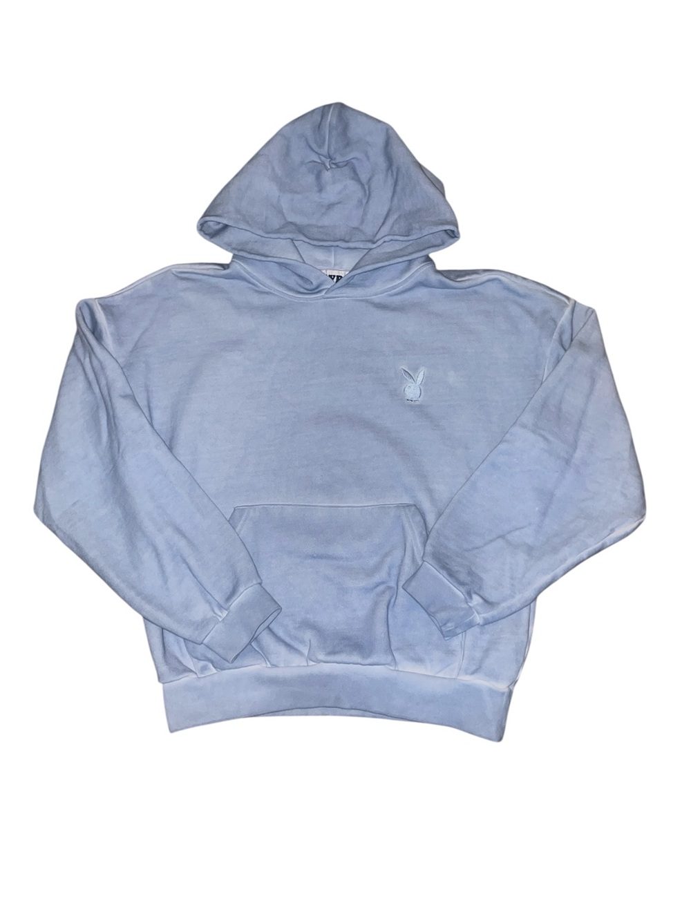 Playboy washed blue hoodie